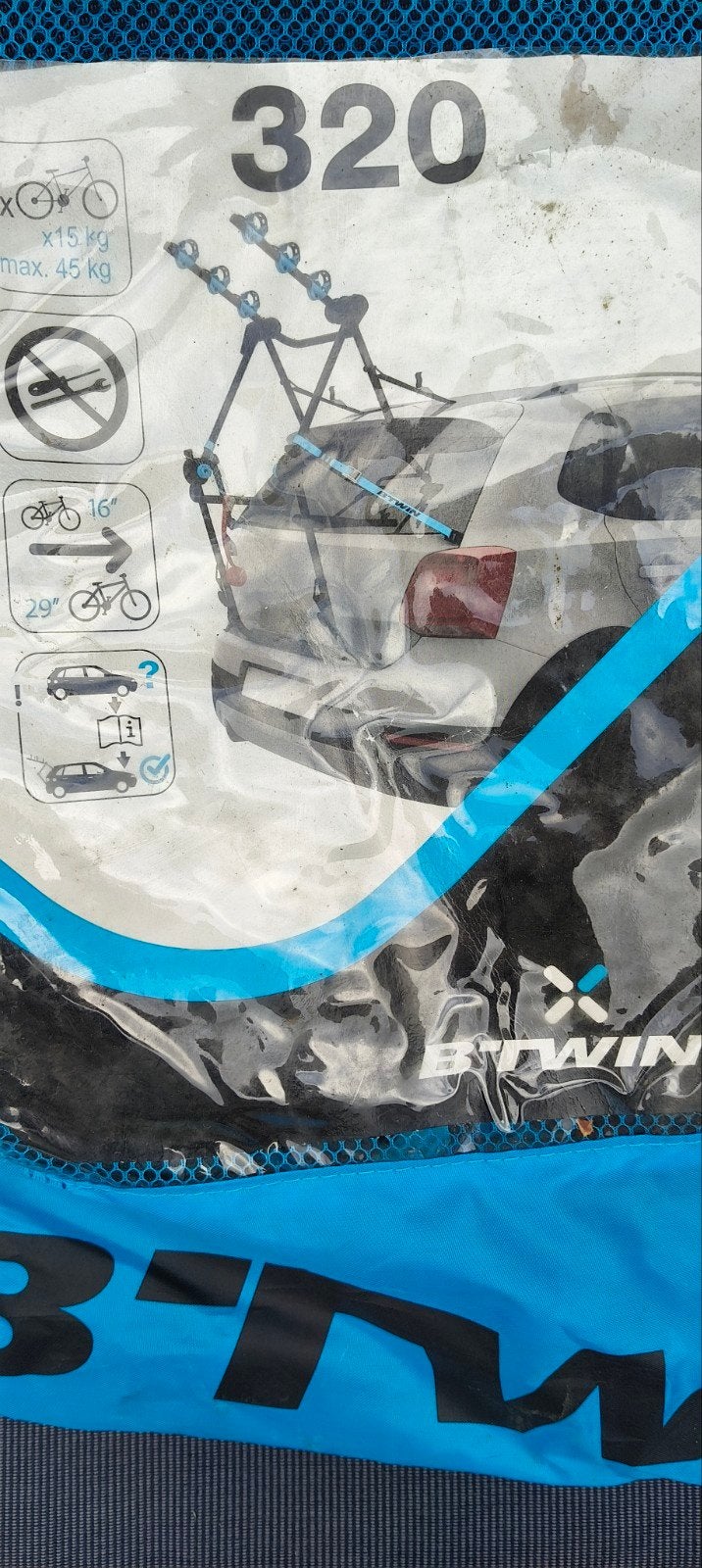 Fietsendrager zonder trekhaak, Ophalen, Zo goed als nieuw, Achterklepdrager