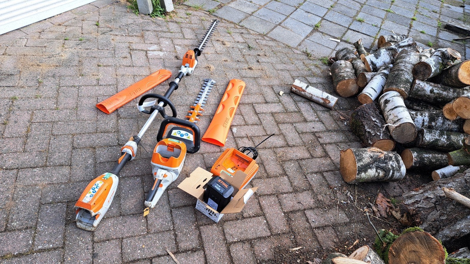 Stihl HSA 100 en HLA 66 (accu) heggenschaar set, Tuin en Terras, Heggenscharen, Ophalen, Stihl, Accu, HSA 100 en HLA 66