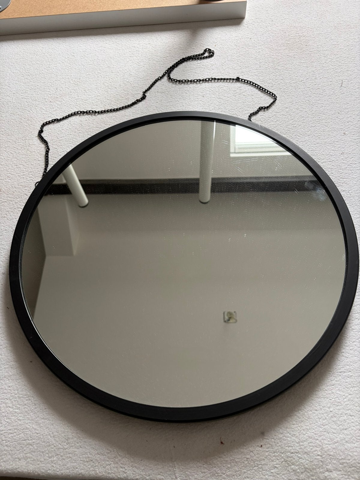 Spiegels, Huis en Inrichting, Woonaccessoires | Spiegels, Minder dan 50 cm, Rond, Ophalen of Verzenden, Zo goed als nieuw