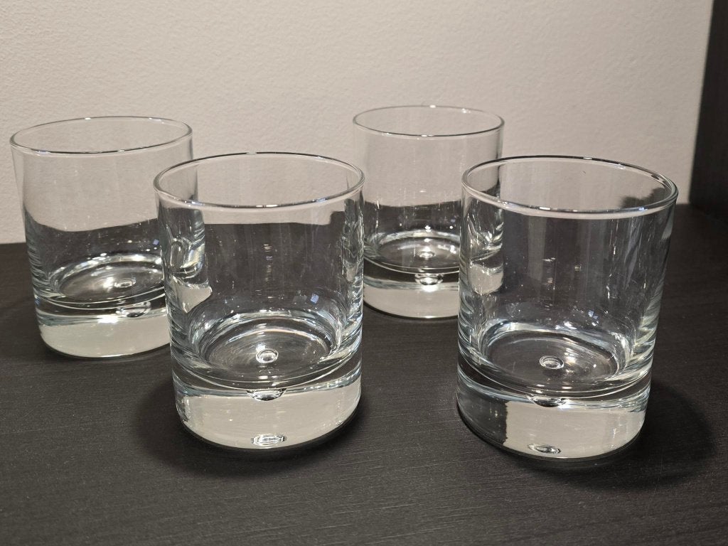 Vier mooie whiskyglazen, Ophalen of Verzenden, Zo goed als nieuw, Overige typen