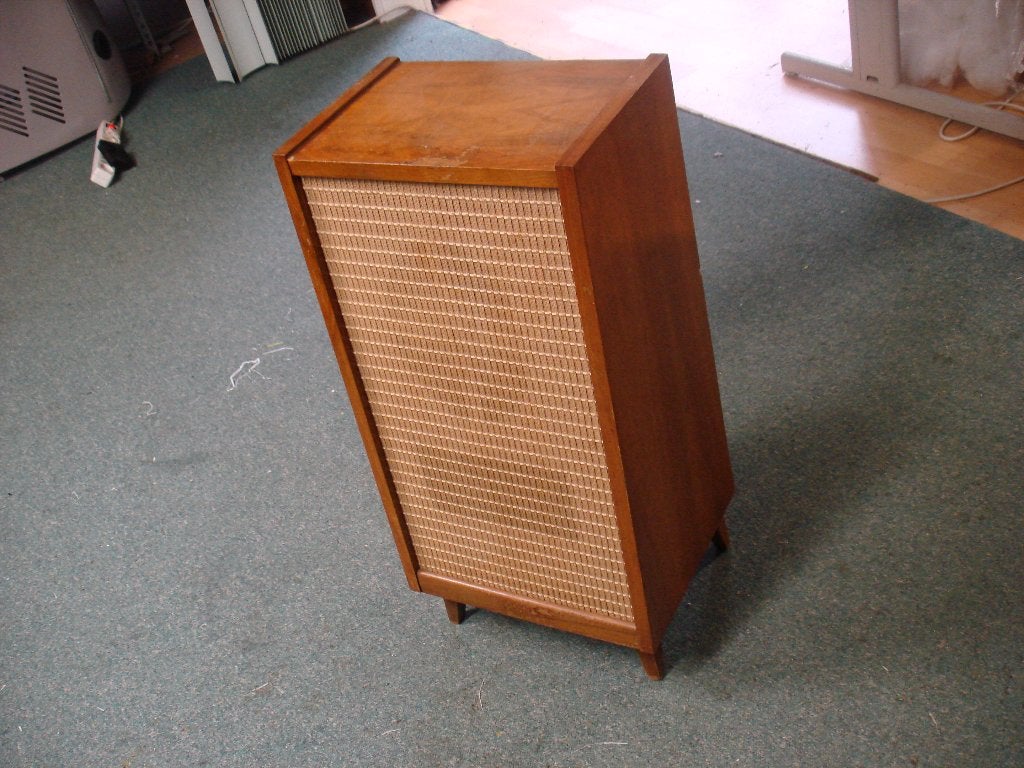 vintage radio luidspreker SABA aansluitbaar op oma radio, Ophalen, Gebruikt