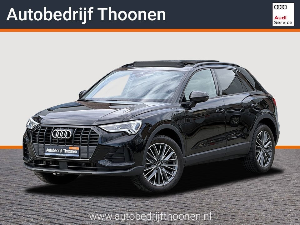 Audi Q3 45 TFSI e S edition| Pano | SONOS | Keyless | elk. s, Auto's, Audi, Gebruikt, Alcantara, Zwart, 245 pk