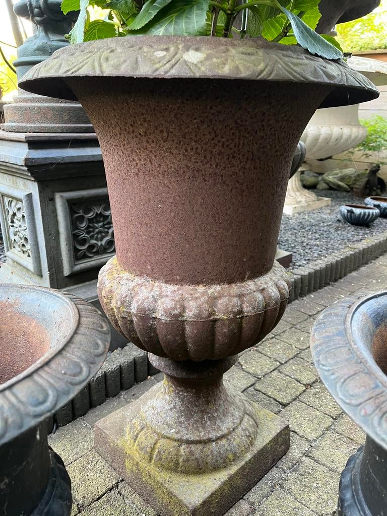 Gietijzeren franse tuinvaas / bloempot, Tuin en Terras, Tuinvazen, Ophalen, Gebruikt