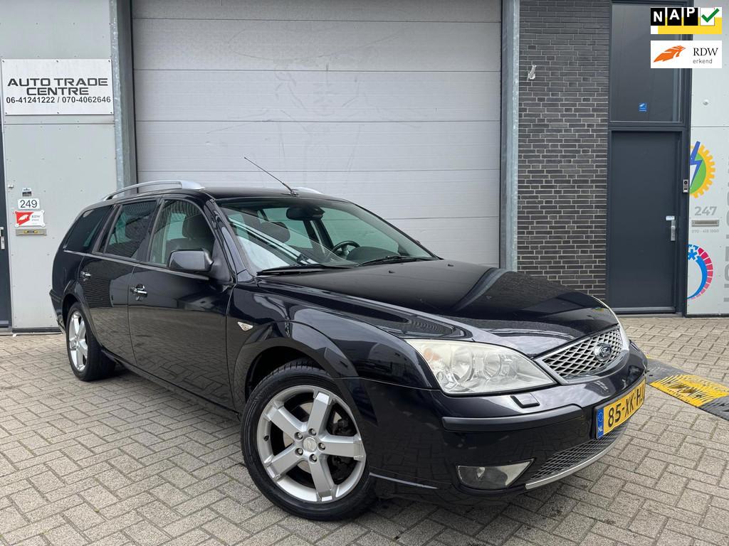 Ford Mondeo Wagon 1.8-16V Platinum [Leder | StoelVW | Volled, Gebruikt, Zwart, 4 cilinders, Zwart