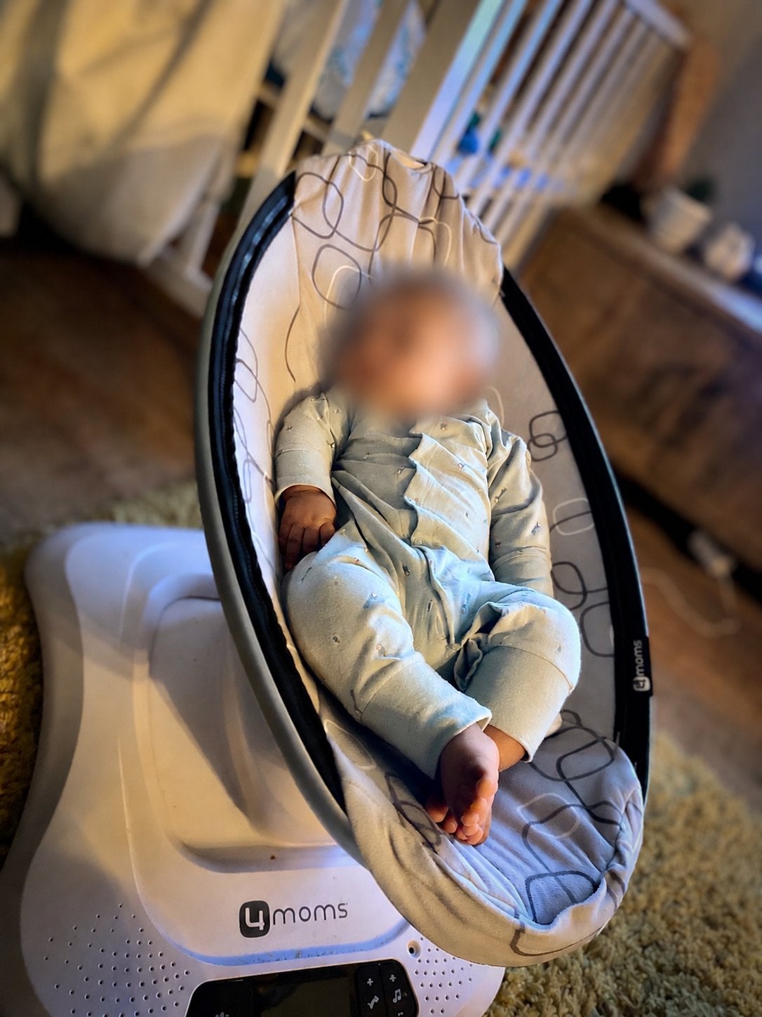 4moms mamaRoo 4.0 wipstoel - Zo goed als nieuw, Wipstoel, Ophalen, Overige merken, Met gordel(s) of riempje(s)