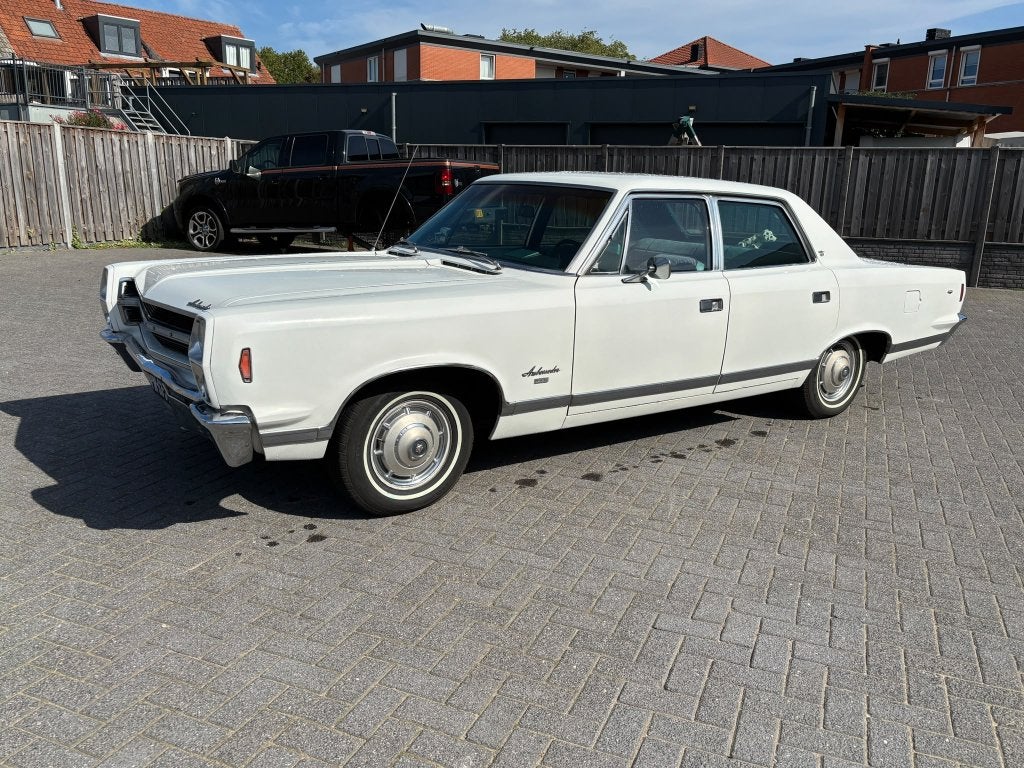 AMC Ambassador DPL 1968 in goede staat, harde auto, Auto's, 8 cilinders, Wit, 1667 kg, Overige kleuren