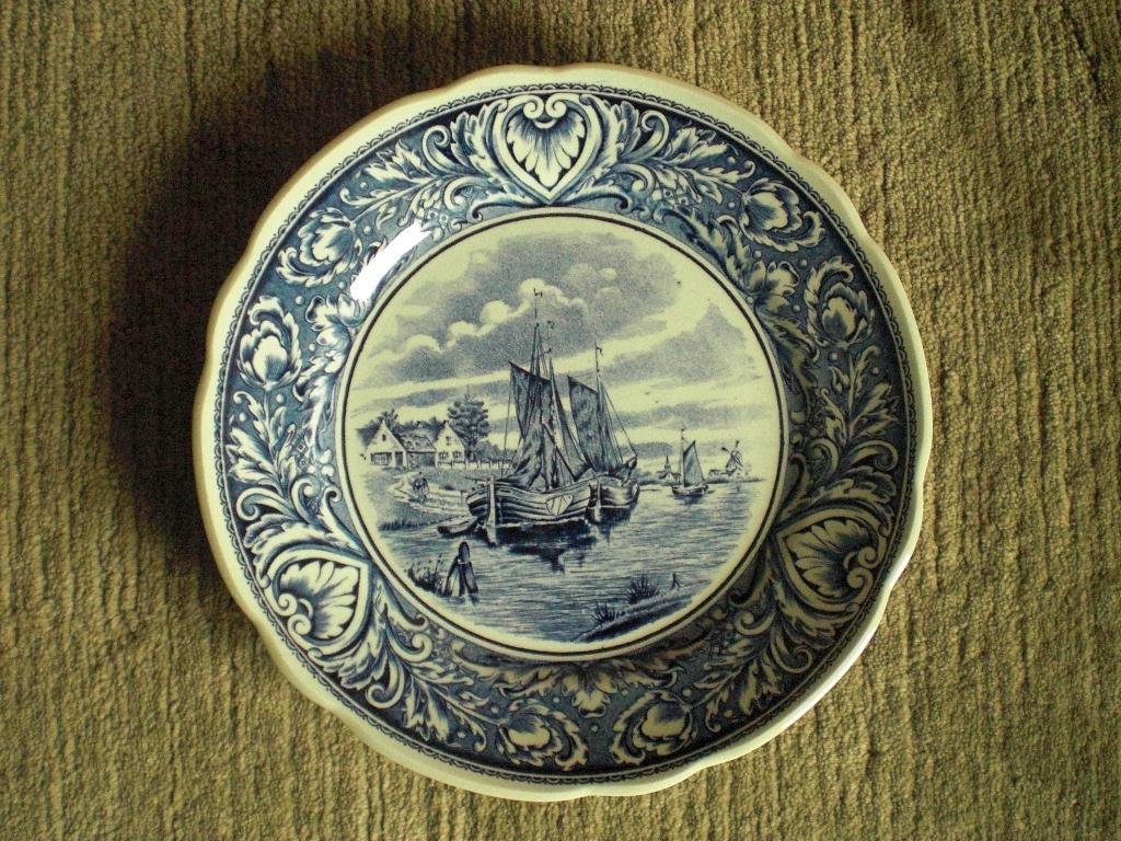 Mooi Delfts Blauw Wandbord, Ophalen of Verzenden
