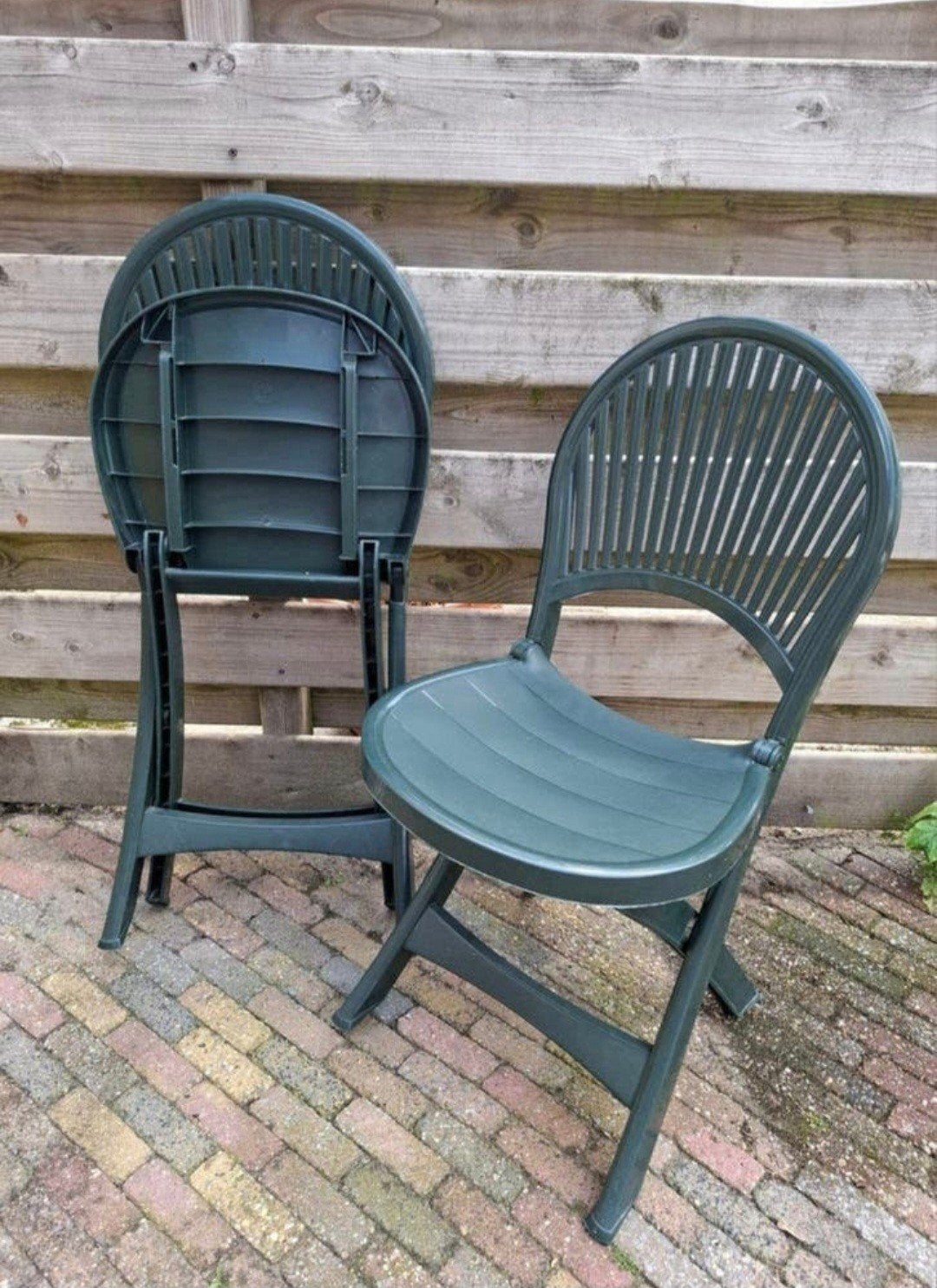 2 lichtgewicht inklapbare stoeltjes!, Ophalen, Kunststof