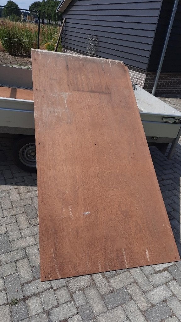 11multiplex, 2 mdf  , 5 OSB platen, Doe-het-zelf en Verbouw, Platen en Panelen, Ophalen, Gebruikt, Hout, Minder dan 20 mm