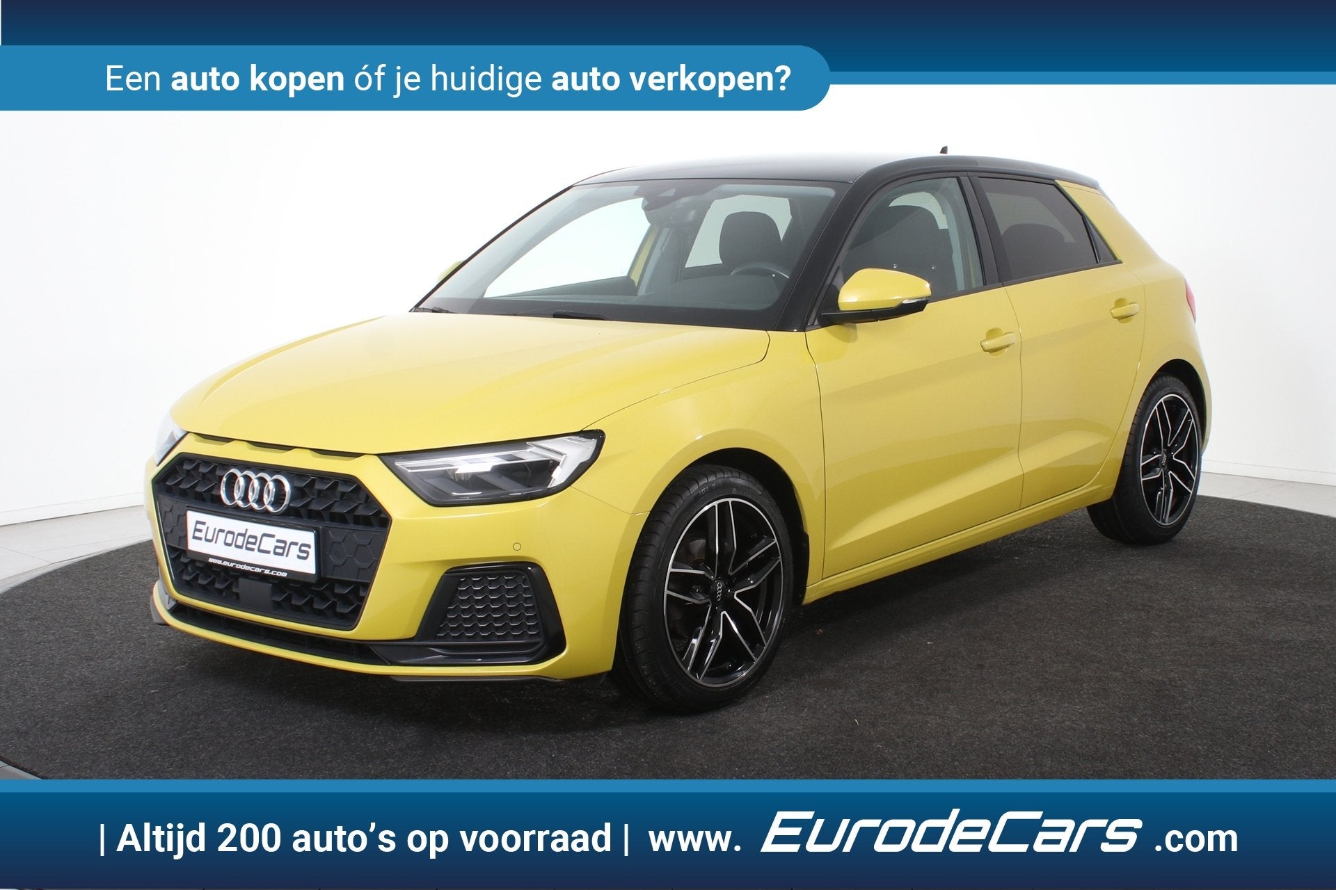 Audi A1 Sportback 25 TFSI Edition *1ste Eigenaar*Navigatie*P, Auto's, Dealer onderhouden, Stof, Geel, Bedrijf