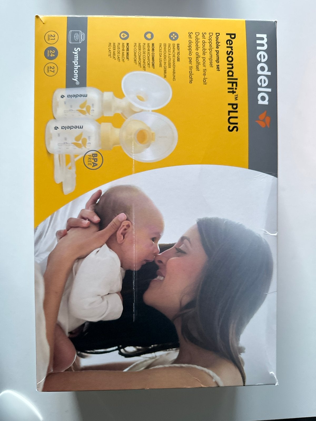 Medela PersonalFit Plus Double pump set, Ophalen of Verzenden, Nieuw, Borstkolf