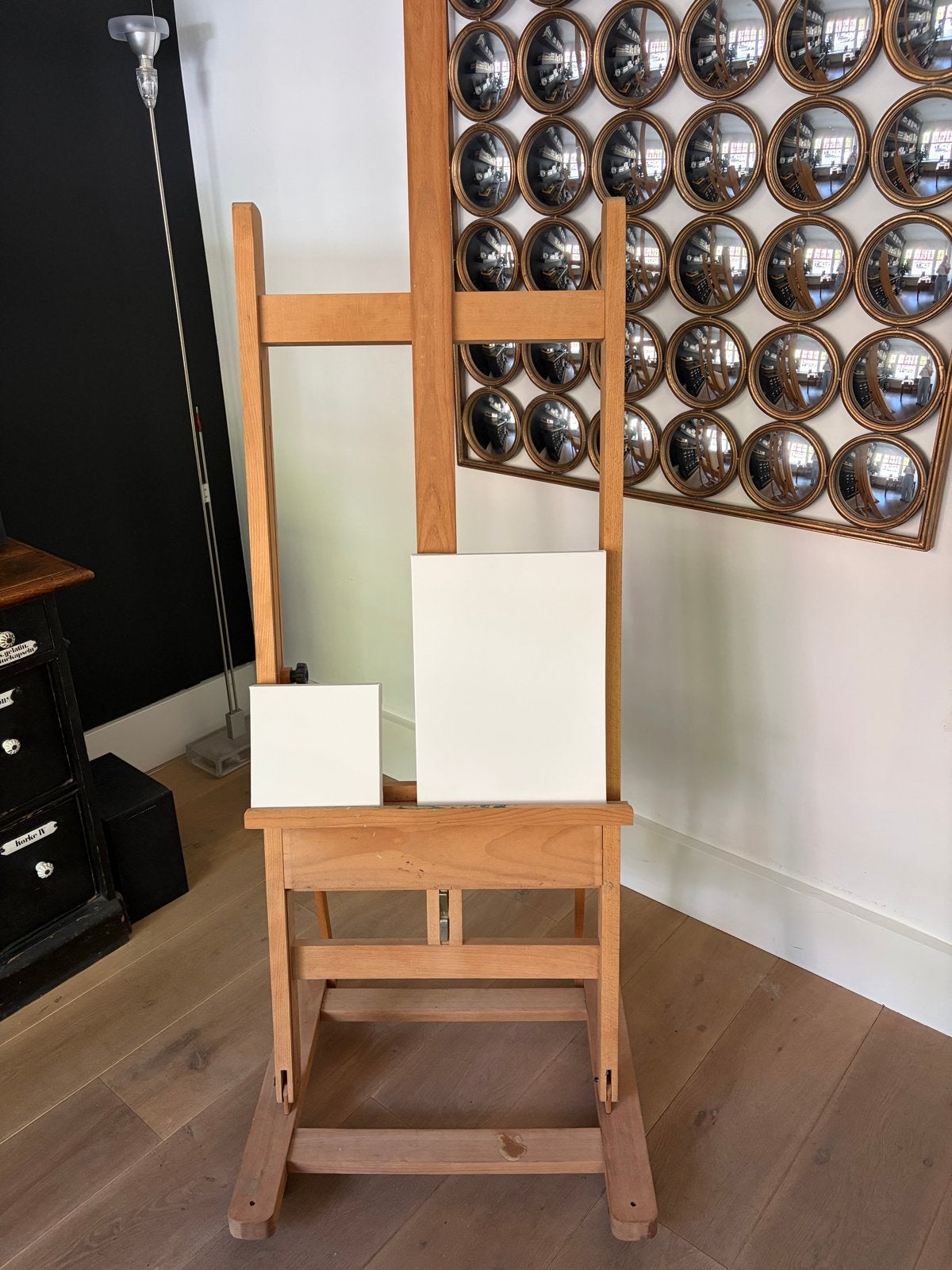 Houten schildersezel voor decoratief gebruik, Hobby en Vrije tijd, Ophalen, Gebruikt, Ezel