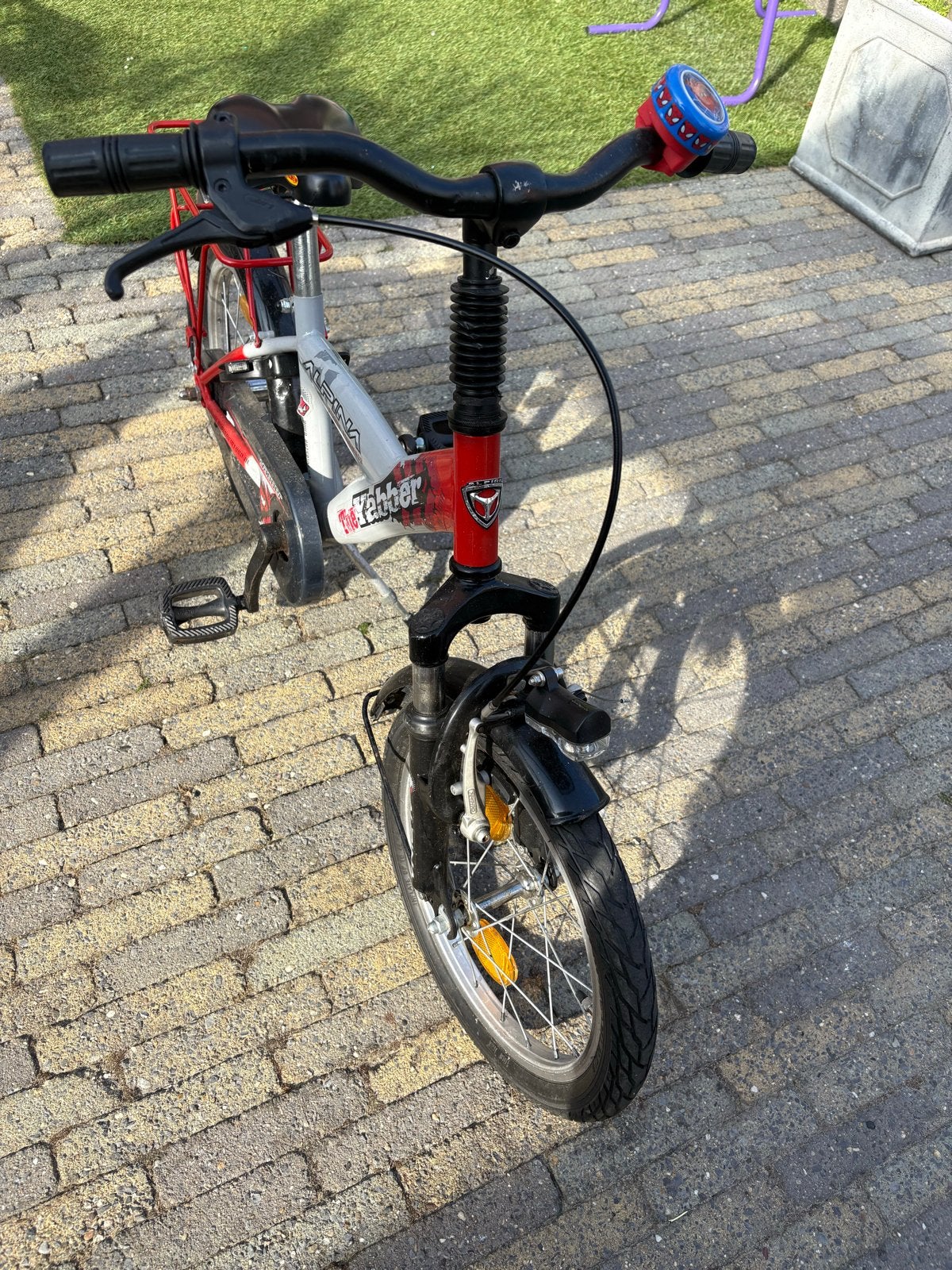 Alpina The Tabber kinderfiets 16 inch, Ophalen, Gebruikt, Velgrem, 16 tot 20 inch