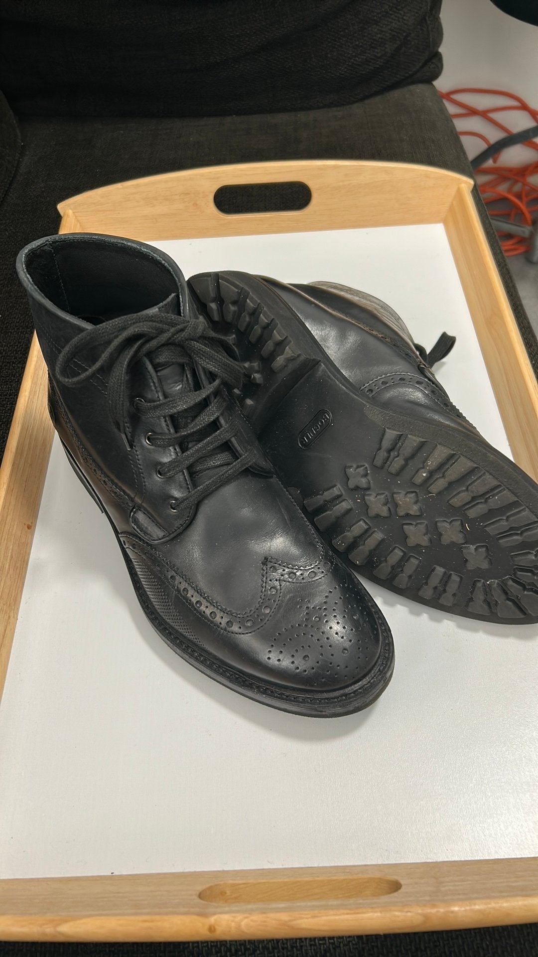 Bogner hoge veterschoen mt.41, Kleding | Heren, Ophalen, Zo goed als nieuw, Zwart