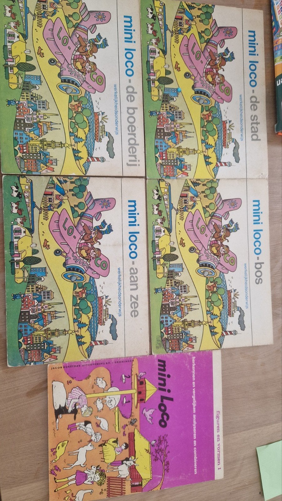 Mini Loco Educatieve Spellen - De Boerderij, Stad, Zee, Bos, Ophalen, Gebruikt, Puzzelen