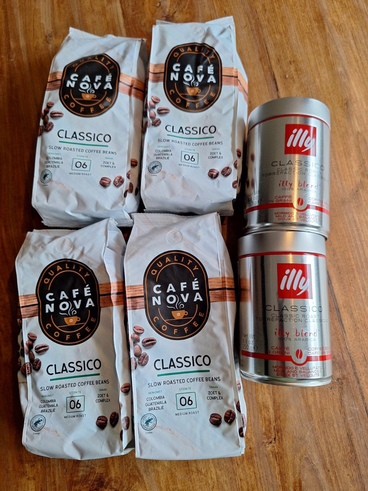 Cafe Nova en Illy koffiebonen, Ophalen of Verzenden, Nieuw