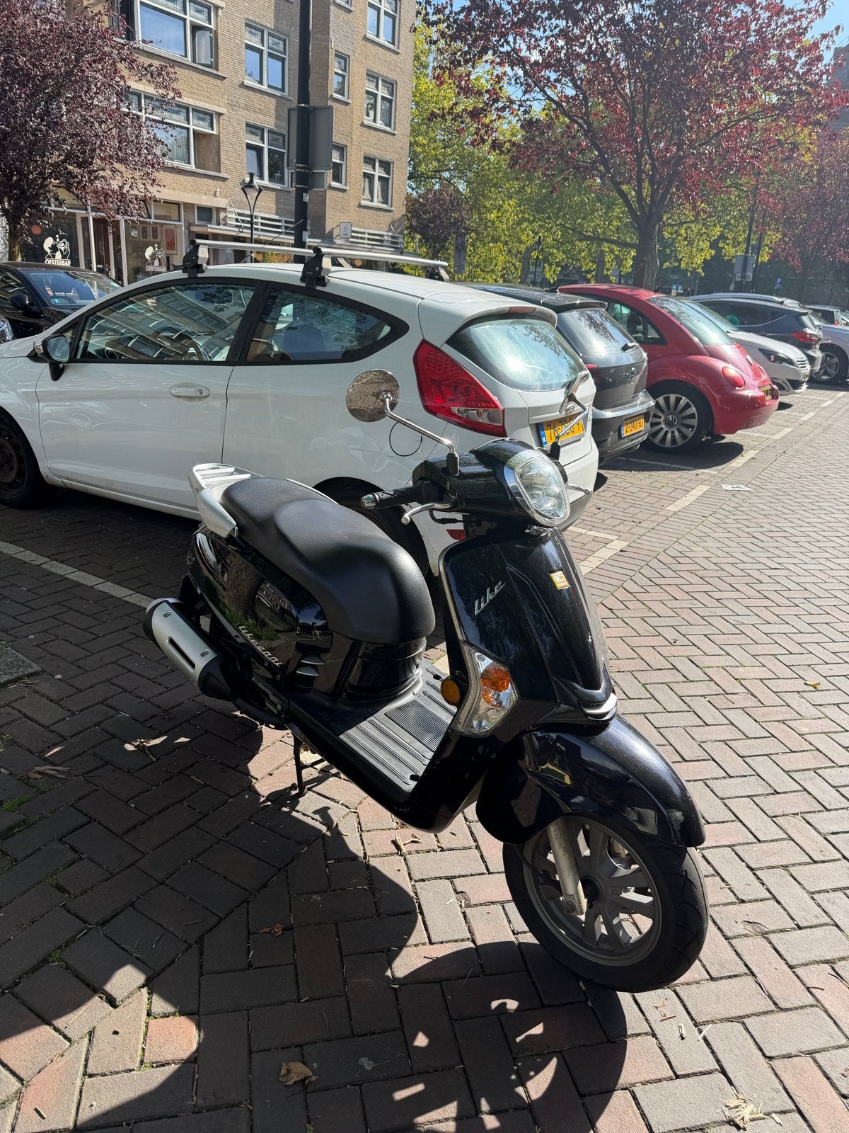 Kymco Like 200i Scooter - Zwart, Gebruikt, Maximaal 45 km/u, Ophalen of Verzenden, Like