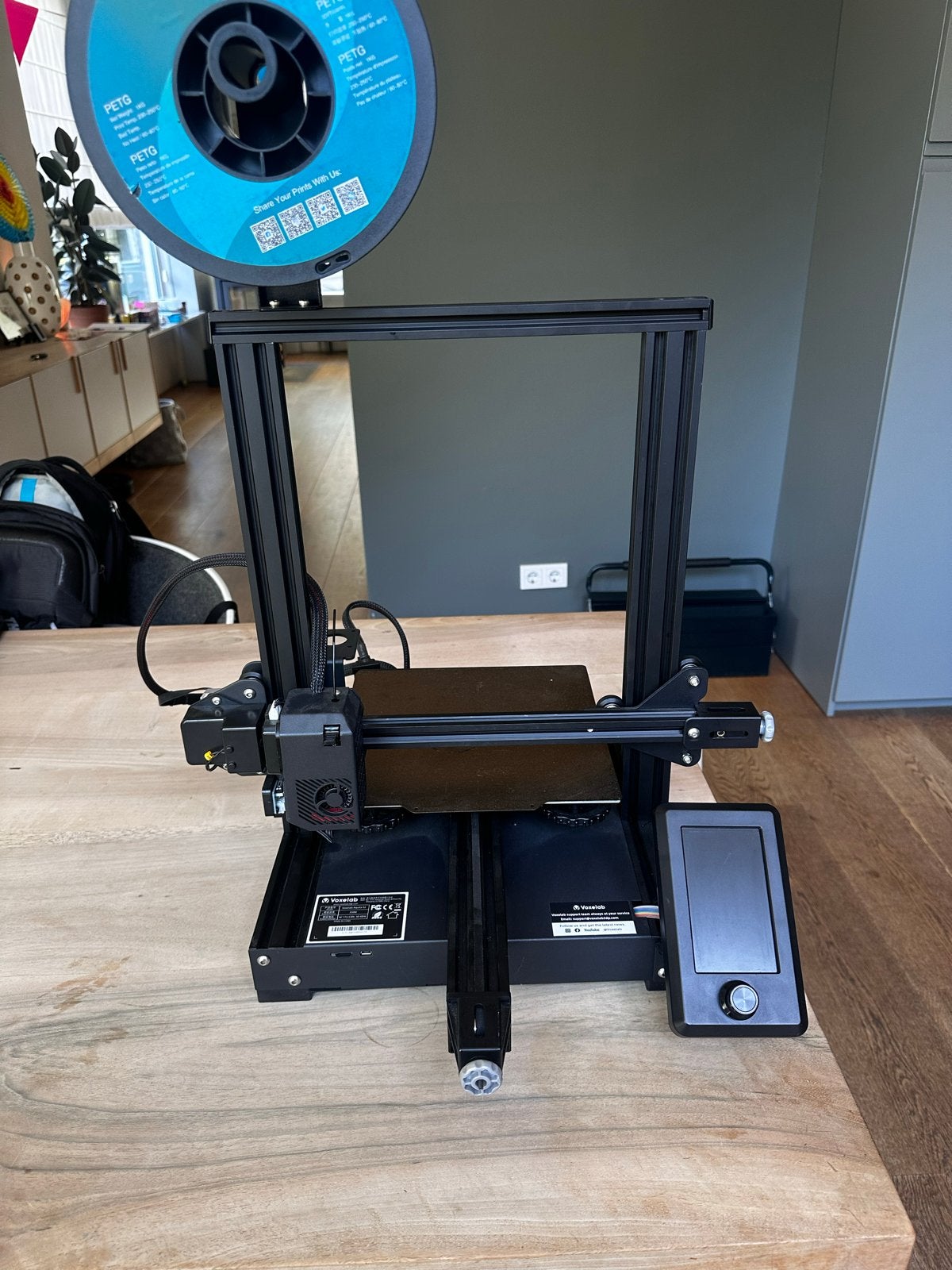 Voxelab Aquila S2 3D-printer met N32 chip Direct Drive, Ophalen of Verzenden, Zo goed als nieuw, Filament