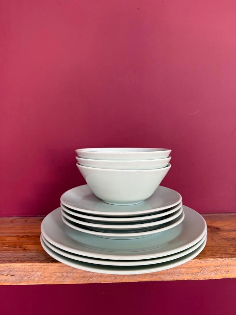 Lichtgroen Ikea servies, Ophalen, Nieuw, Effen, Bord(en)