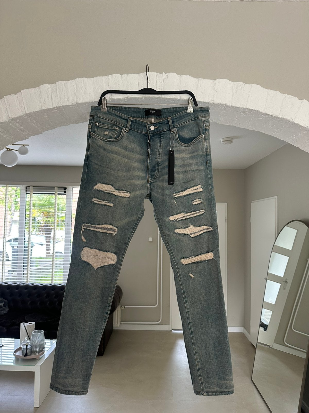 AMİRİ JEANS, Ophalen of Verzenden, Nieuw, Blauw, W33 - W34 (confectie 48/50)