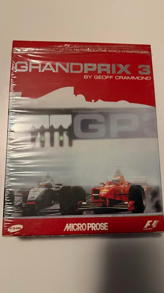 Grand Prix 3 PC CD-ROM Big Box - Geoff Crammond Formule 1, Spelcomputers en Games, Games | Pc, Racen en Vliegen, Eén computer