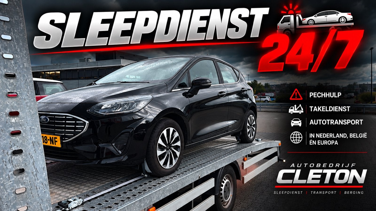 Sleepdienst•Takeldienst•Pechulp•Autotransport 24/7‼️, Koeriersdiensten
