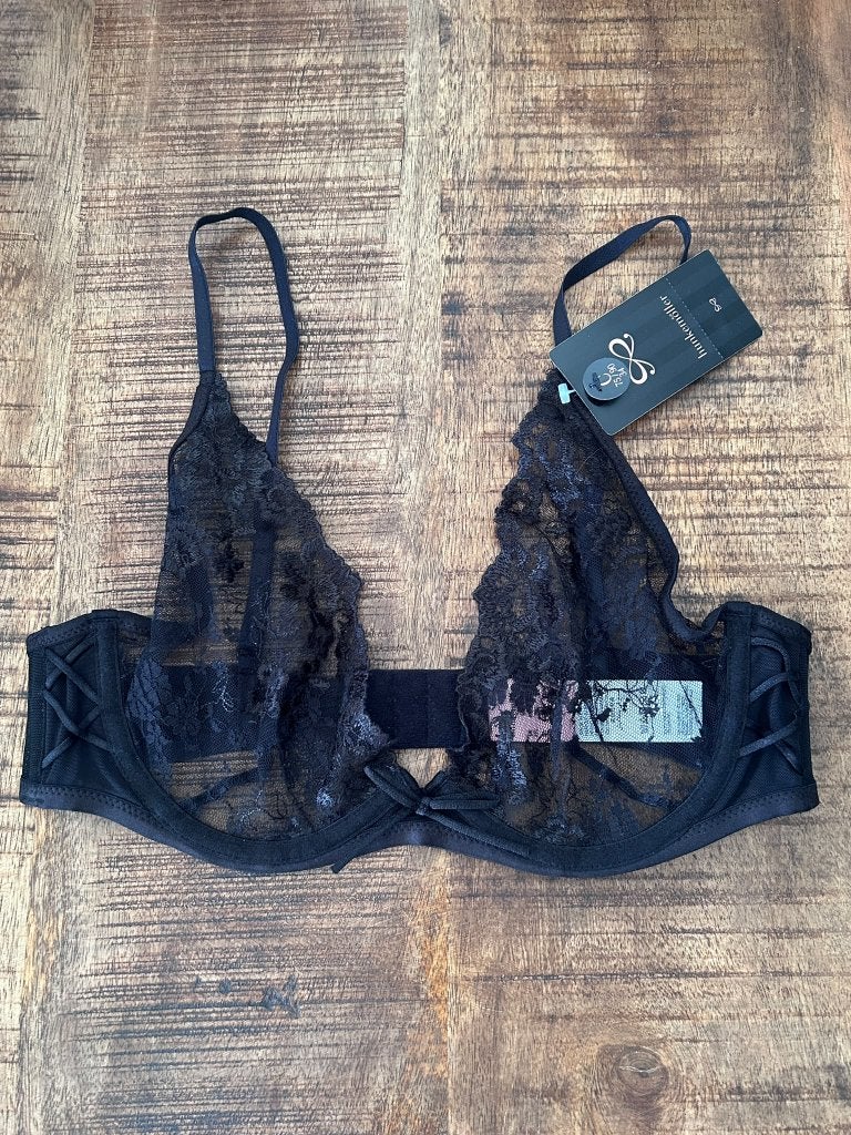 Hunkemöller Lillian Bh Zwart 75C, Hunkemöller, Ophalen of Verzenden, Zwart, BH