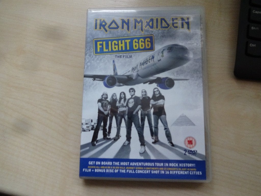 Iron Maiden Flight 666 The film met bonus disc, Alle leeftijden, Ophalen of Verzenden, Zo goed als nieuw, Oorlog of Misdaad