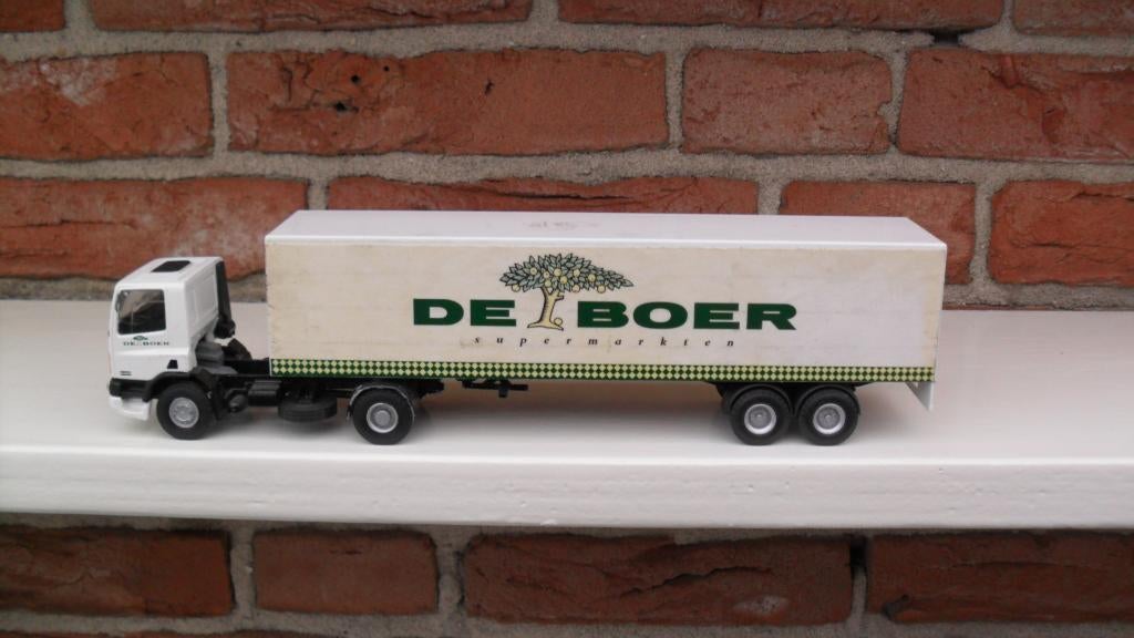 Lion  Toys  Daf  75  van  De  Boer  Supermarkten., Ophalen of Verzenden, Zo goed als nieuw, Bus of Vrachtwagen, Lion Toys