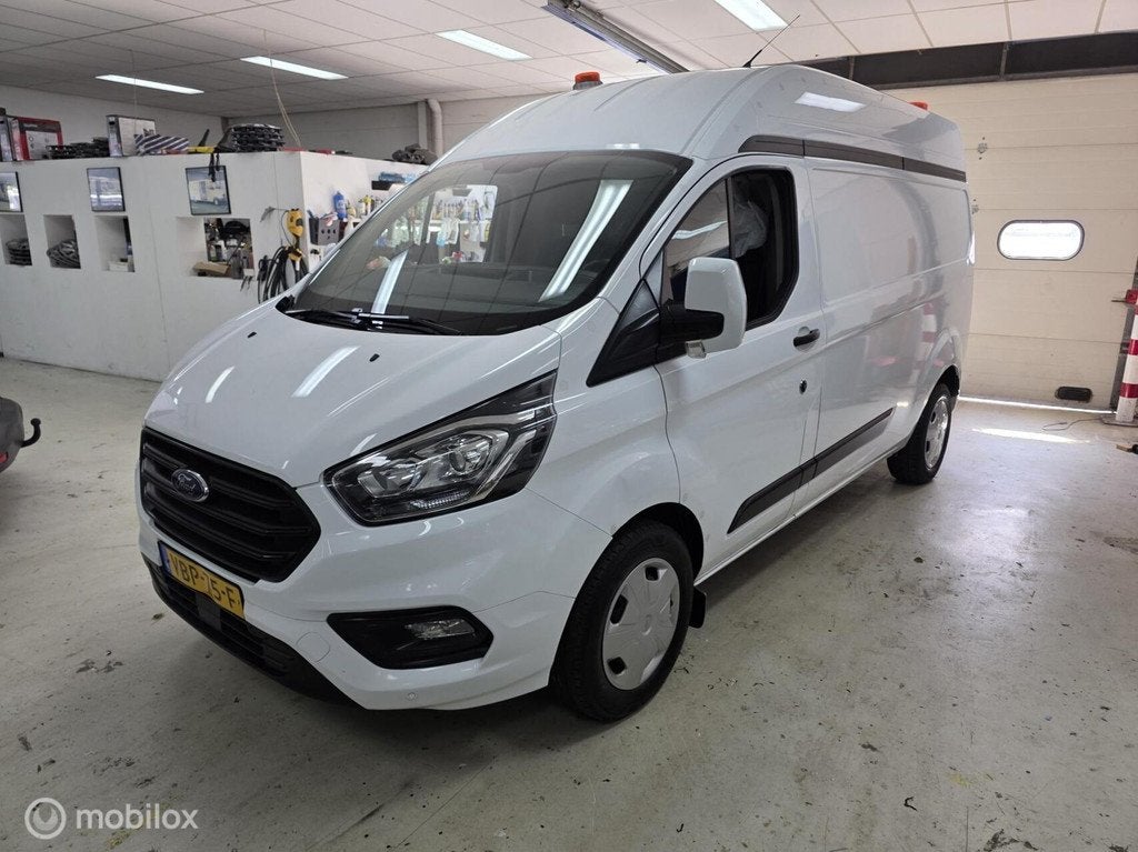 Ford Transit Custom 320 2.0 TDCI L2H2 Airco Cruise, Auto's, Gebruikt, 4 cilinders, Wit, Origineel Nederlands