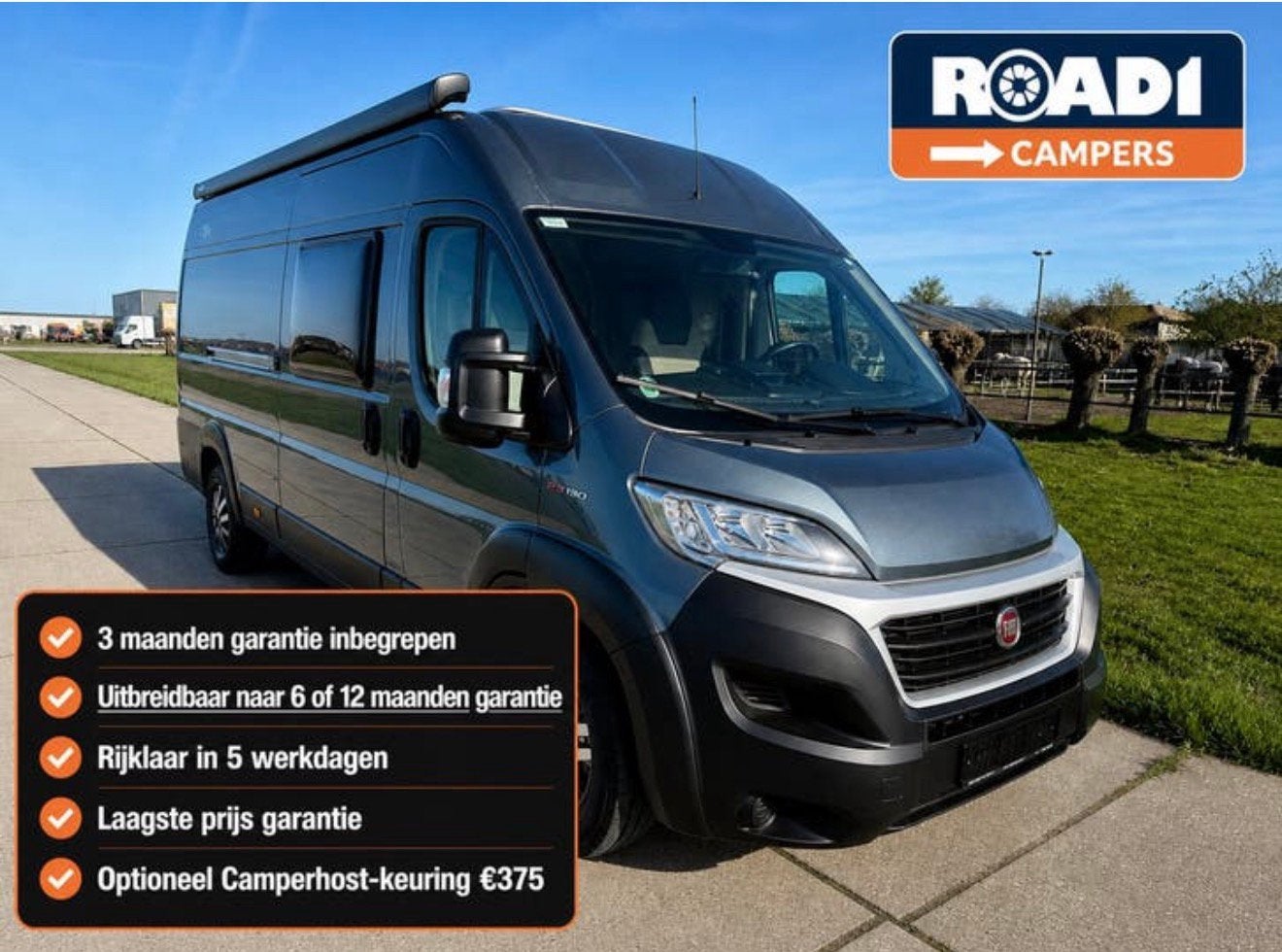Pössl Roadcar 640 | 2019 | 51.000 km | 150 pk | Buscamper |, Chemisch toilet, Buscamper of Camperbus, Ringverwarming, Fiat