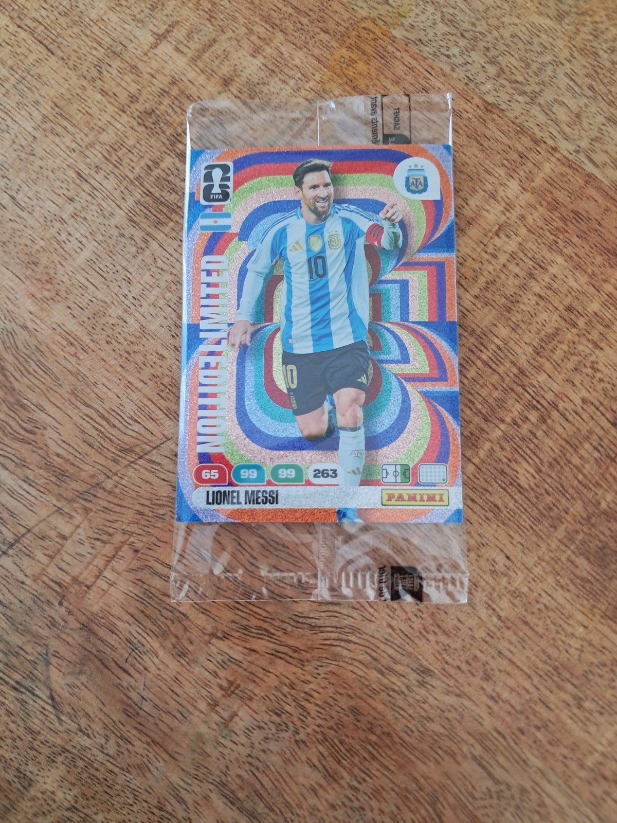 Panini adrenalyn xl Limited Edition sealed Lionel Messi, Hobby en Vrije tijd, Ophalen of Verzenden, Nieuw, Losse kaart, Foil