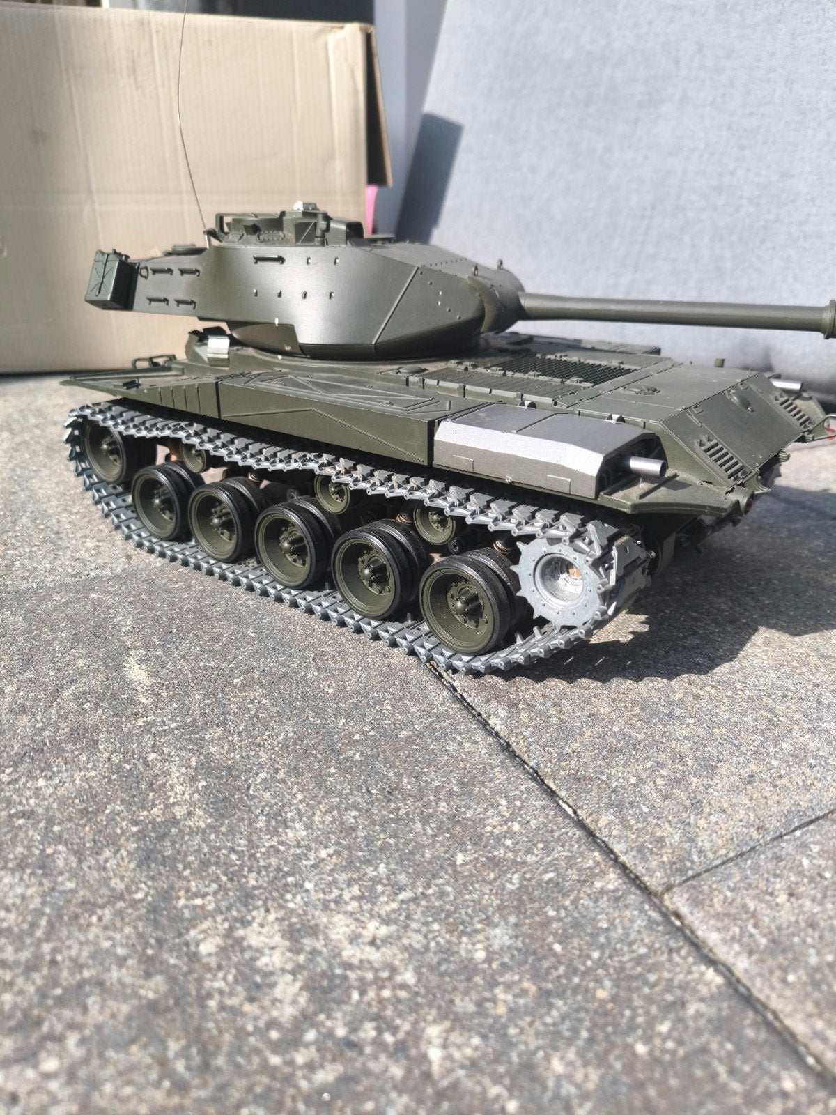 Heng Long RC Battle Tank 1:16 Schaal met BB's, Gebruikt, Tank, 1:32 tot 1:50, Ophalen