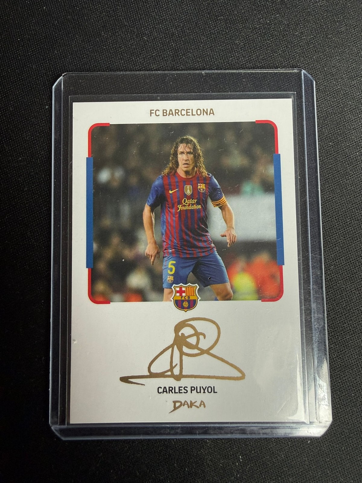 Carles Puyol Daka autograph, Verzenden, Nieuw, Spelerskaart