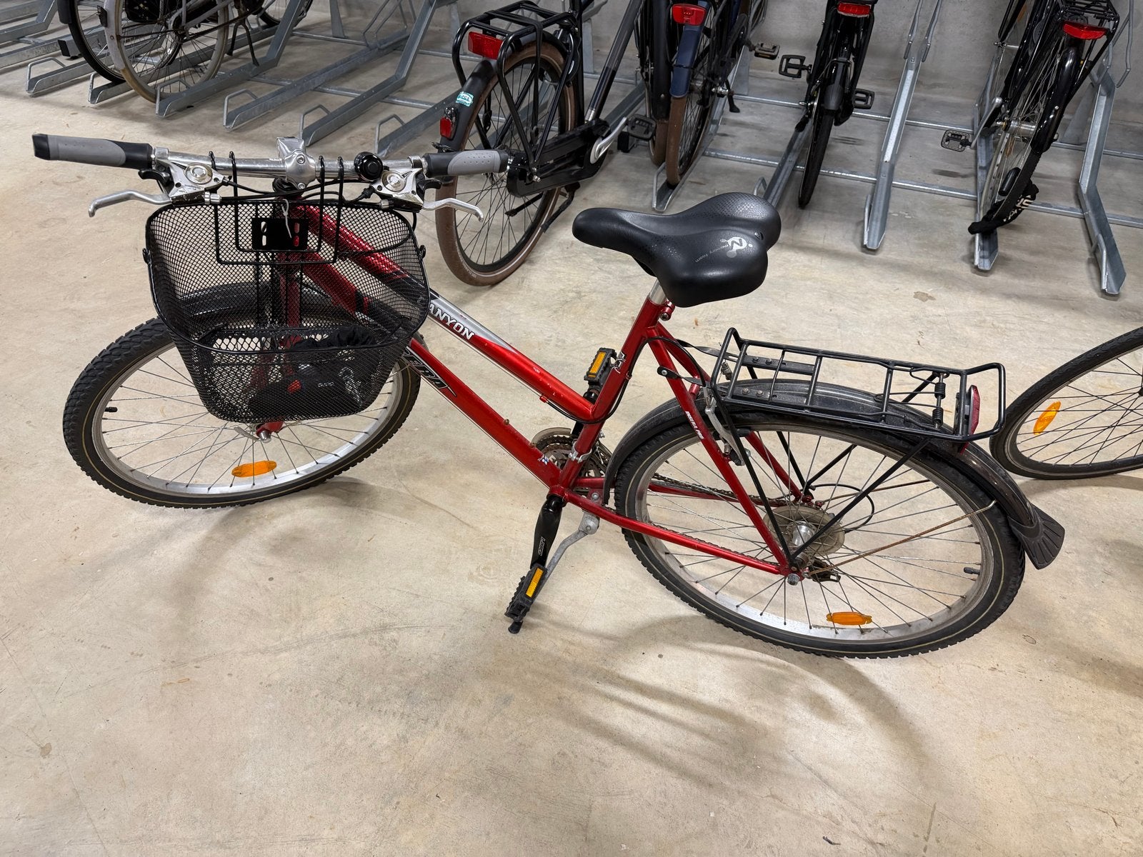 Rode Canyon damesfiets 26", Gebruikt, Velgrem, Versnellingen, 50 tot 53 cm