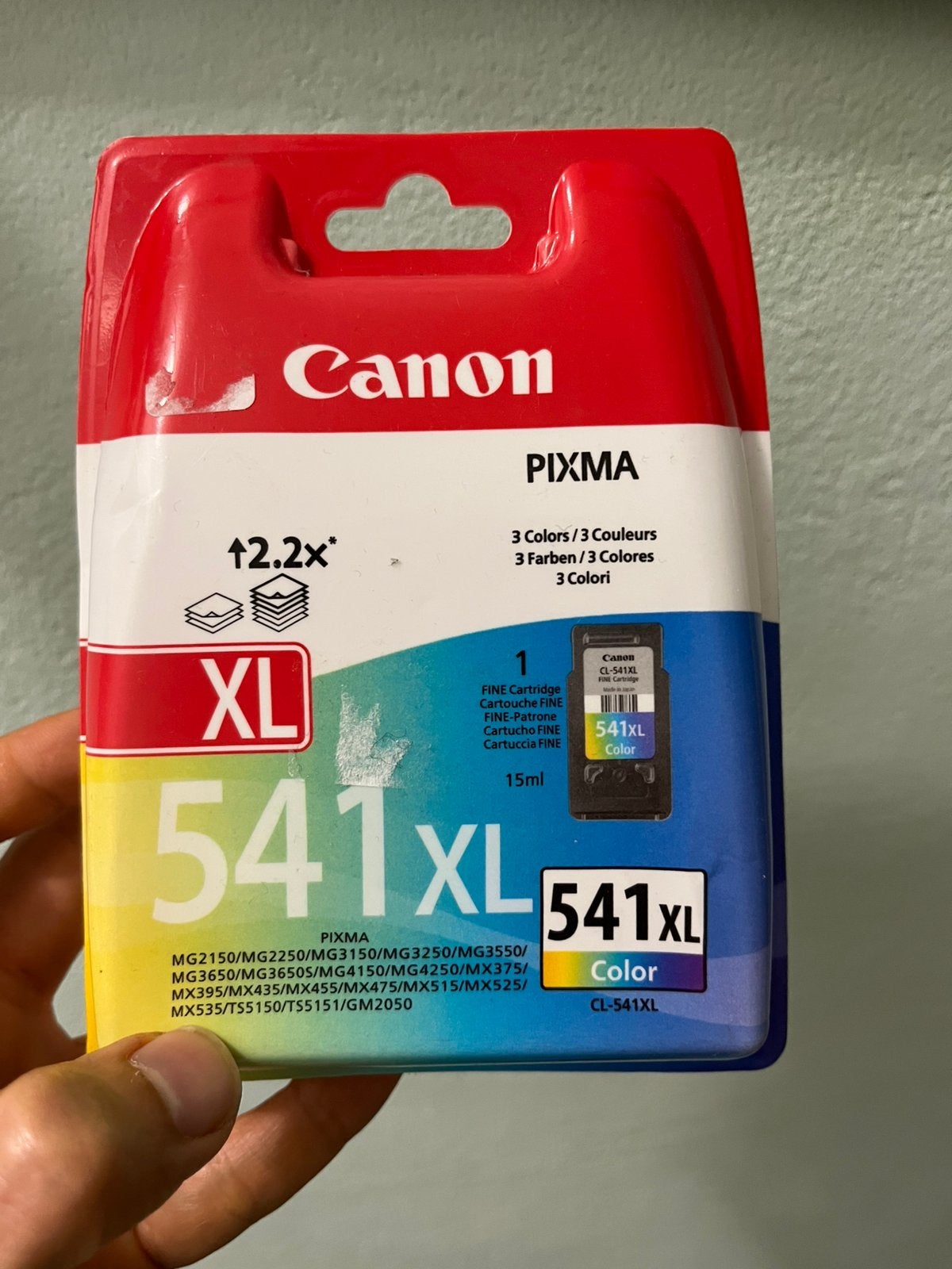 Canon printer pixma MG3650 + XL nieuw kleur cartridge, Ophalen, Gebruikt