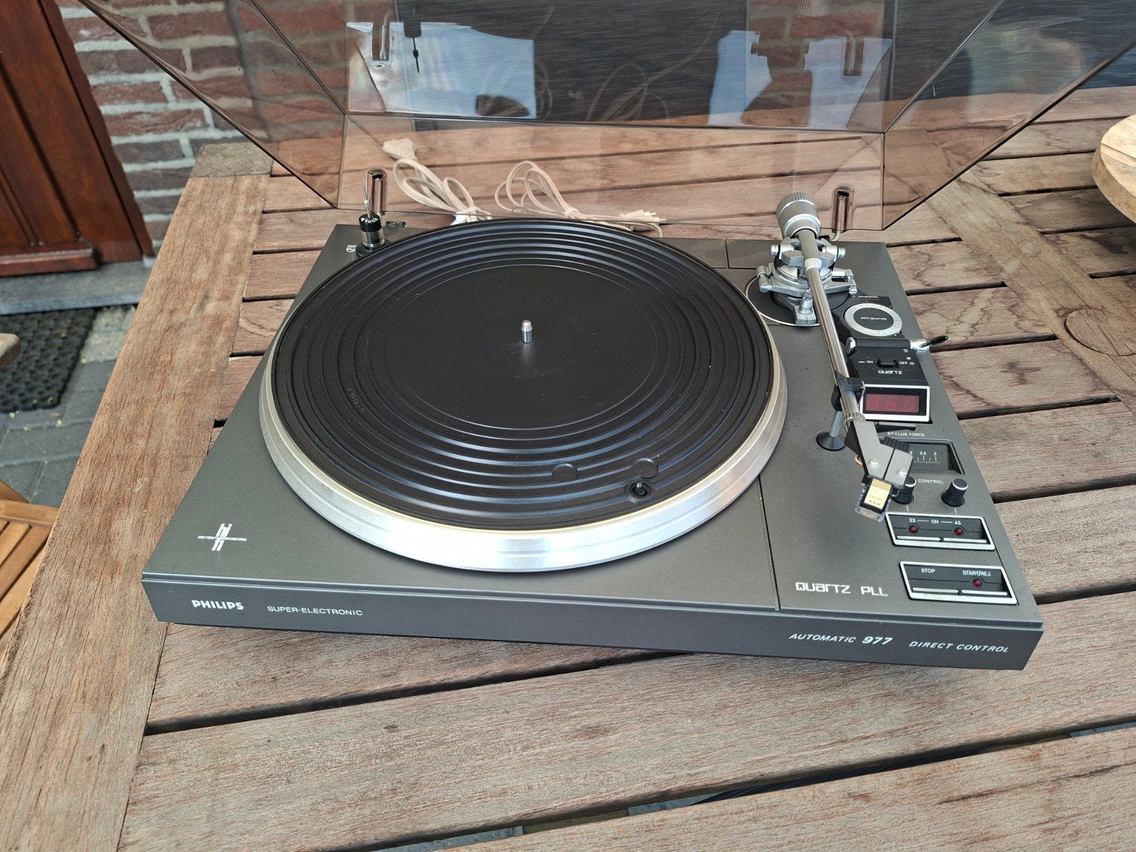 Philips 977 platenspeler, Ophalen, Philips, Gebruikt, Automatisch