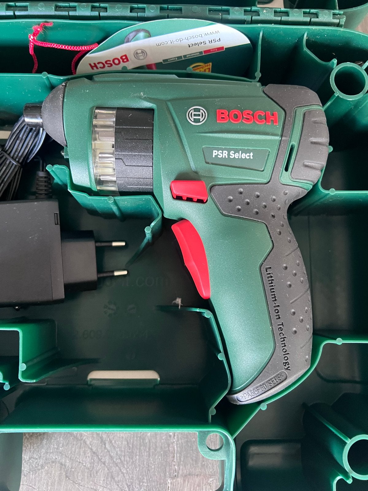 Bosch PSR Select Accuschroevendraaier - Z.G.A.N., Doe-het-zelf en Verbouw, Gereedschap | Boormachines, Ophalen, Zo goed als nieuw