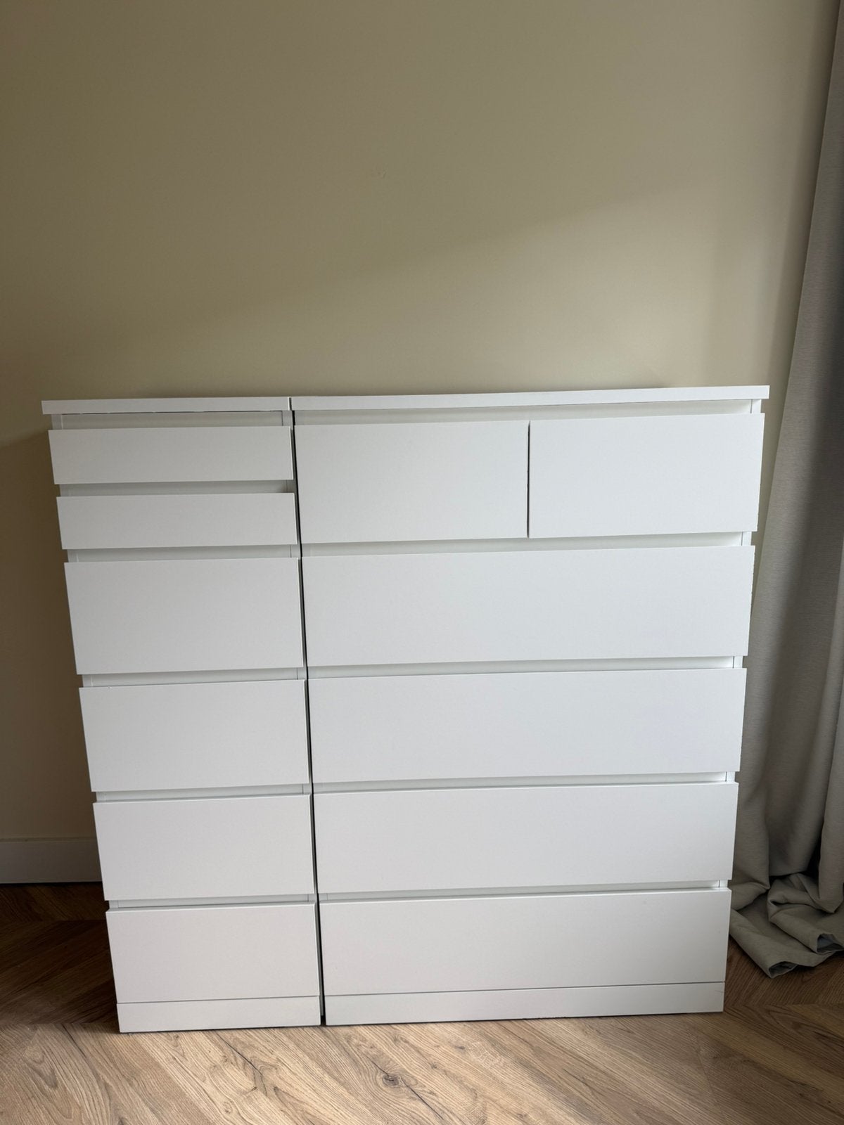 MALM ladekasten IKEA – 6 lades – los of als set, Ophalen, Gebruikt, 5 laden of meer, 100 tot 150 cm