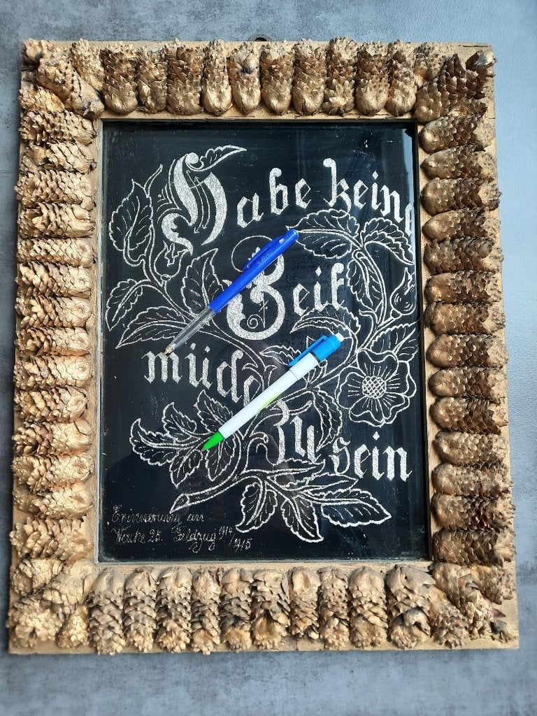 Duits WO1 1914 1915 kader Wacht 25 Militaria WW1, Verzenden, Landmacht, Duitsland, Overige typen