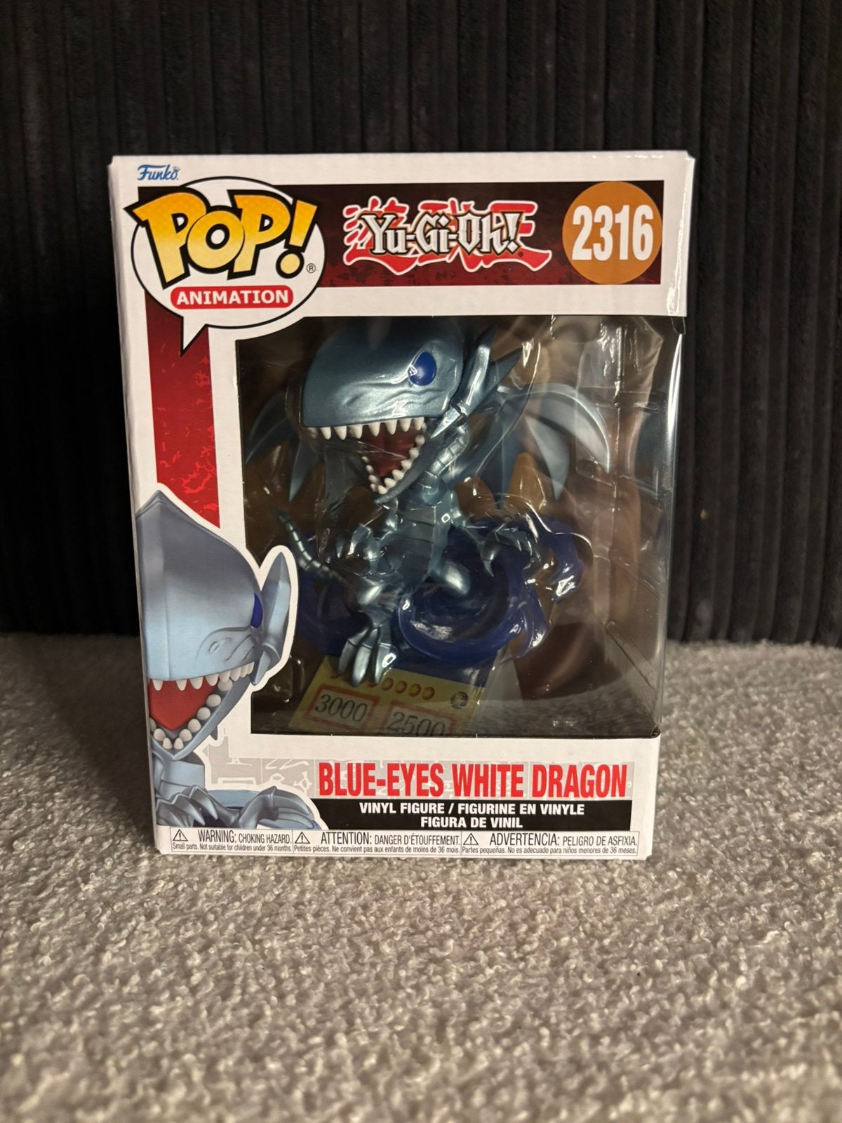 Funko Pop Yu-Gi-Oh! Blue-Eyes White Dragon 2316, Nieuw, Ophalen of Verzenden, 2802 Wetmore Ave Everett, WA 98201 USA, Support@funko.com