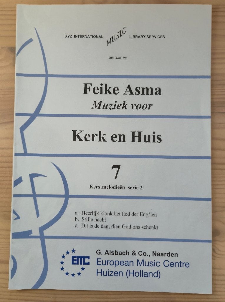 Kerst(blad)muziek voor orgel van Asma, Orgel, Klassiek, Ophalen of Verzenden, Zo goed als nieuw