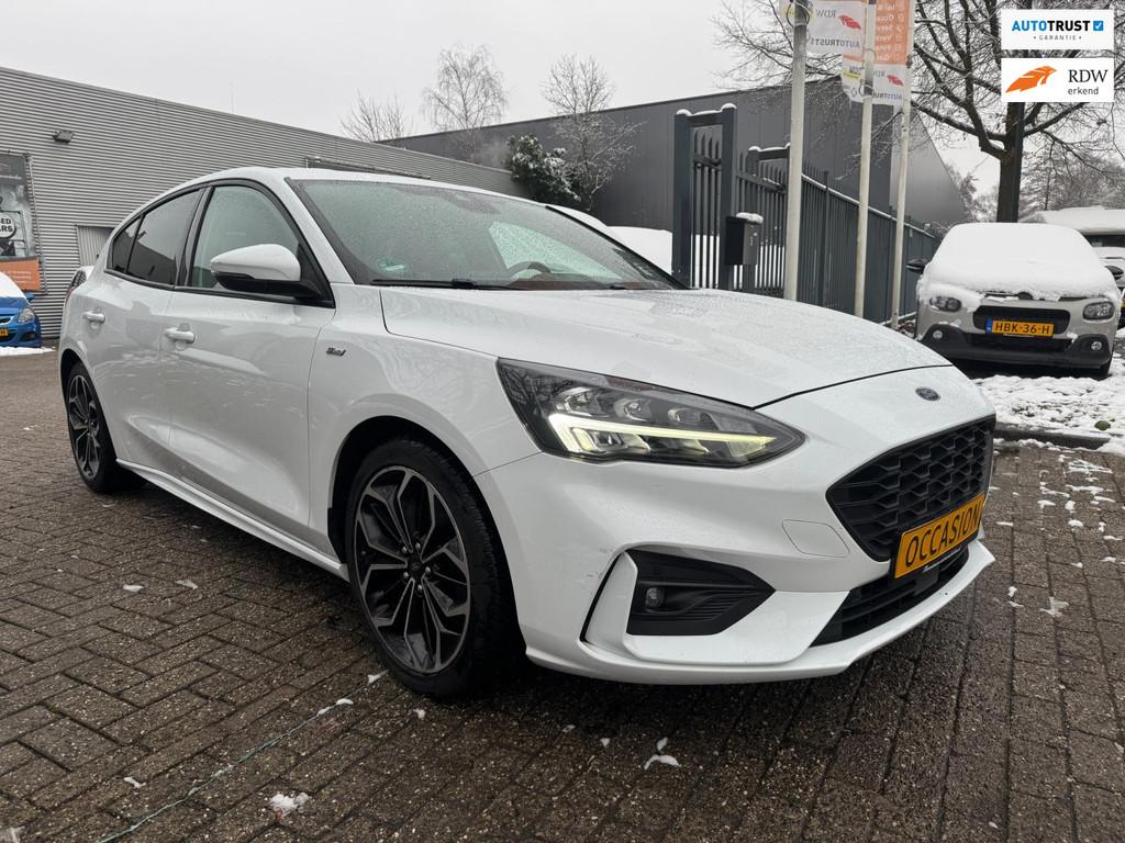 Ford Focus 1.5 EcoBoost ST Line Business 182 pk 1e eigenaar,, Auto's, Stof, Met garantie (alle), Wit, Bedrijf