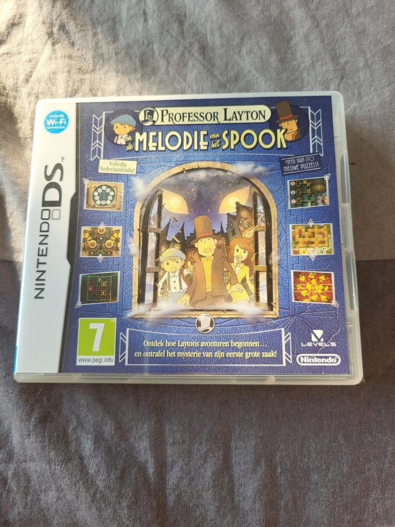 Professor Layton en de melodie van het spook., Puzzel en Educatief, 1 speler, Ophalen of Verzenden, Zo goed als nieuw