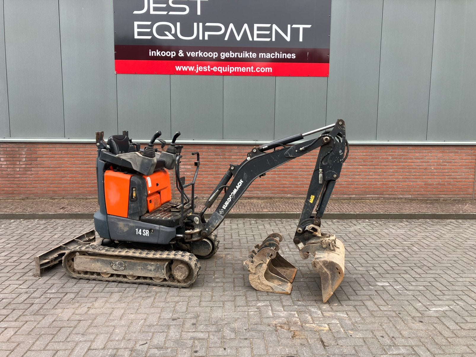 Eurocomach 1.4T met servo, 2017, Zakelijke goederen, Machines en Bouw | Kranen en Graafmachines, Ophalen, Graafmachine