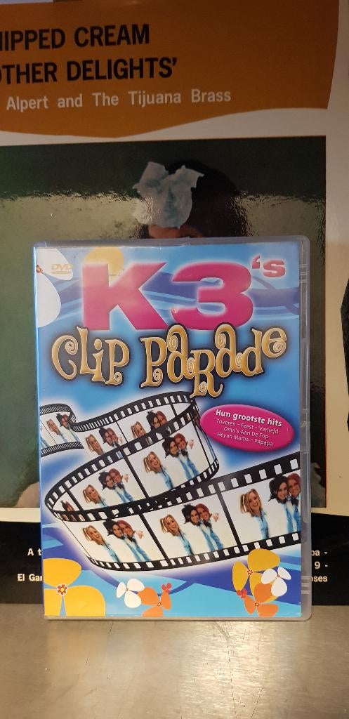 dvd K3's clipparade (Z225-99), Alle leeftijden, Ophalen of Verzenden, Zo goed als nieuw