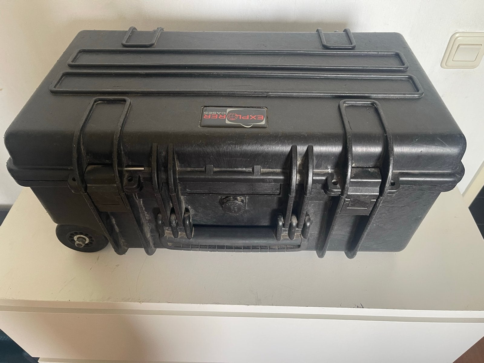 Robuuste Explorer Cases koffer met wieltjes, Wieltjes, Gebruikt, Hard kunststof, Ophalen of Verzenden