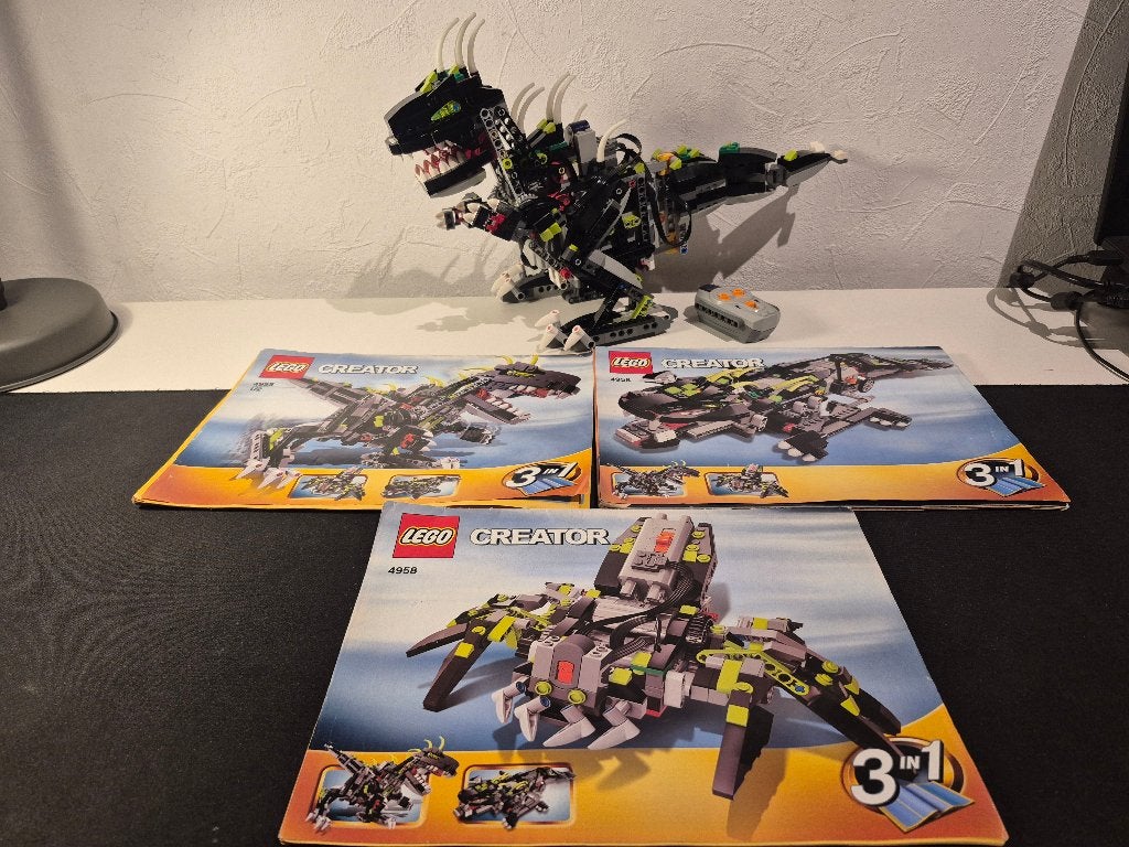 Lego Creator 4958 Monster Dino, Inclusief instructies, Gebruikt, Lego, Ophalen of Verzenden