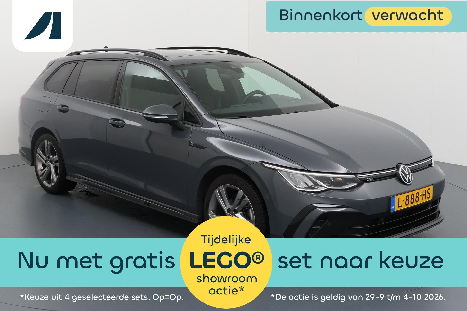 Volkswagen Golf Variant 1.5 TSI R-Line Sportief karakter in, Auto diversen, 1498 cc, Volkswagen, Volkswagen AG, Stationwagon
