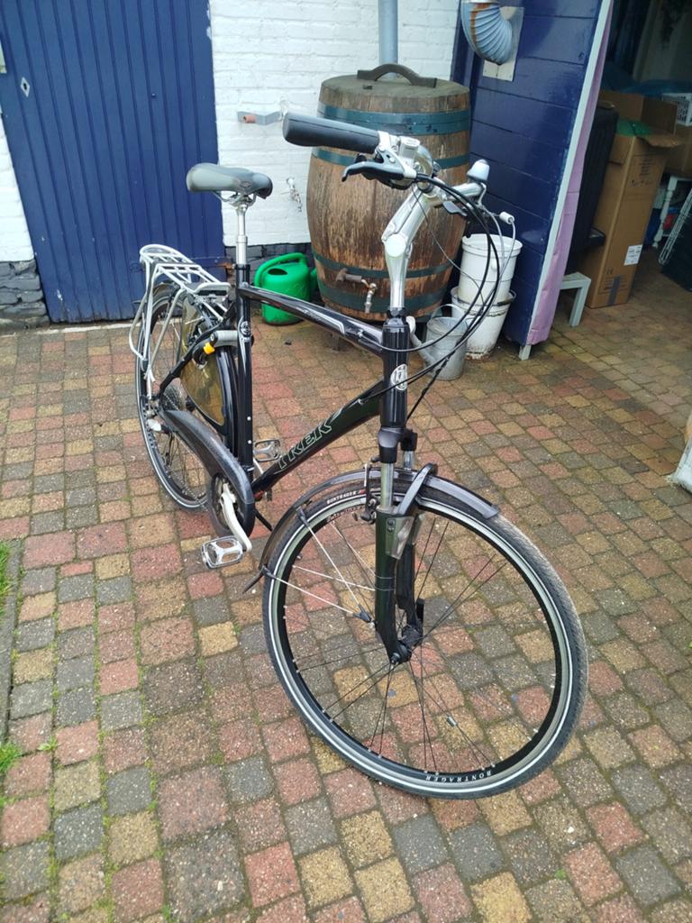 Trek Navigator T700 Herenfiets - Zwart, 28 inch, 24 versn., Ophalen, Gebruikt, Overige merken